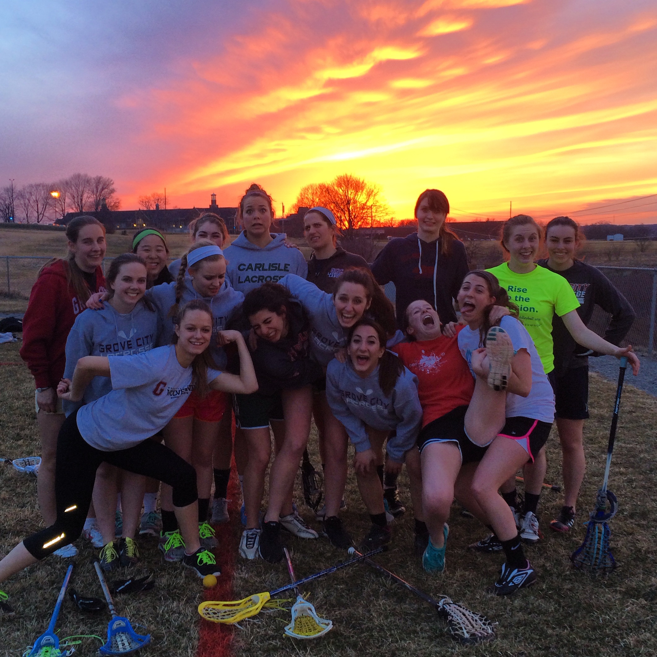 Women's Lacrosse Team: Practice