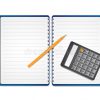 calculator-pencil-paper-isolated-white-eps-30651461